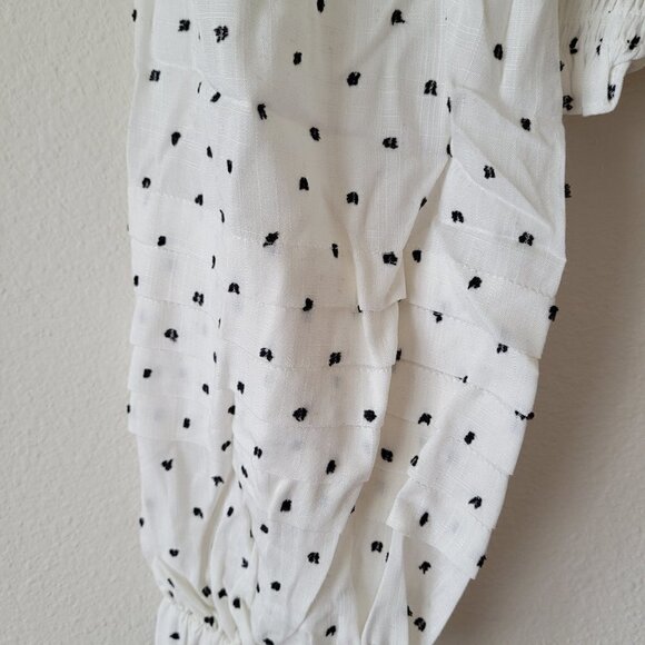 NWT Solid & Striped Remy Polka Dot Crop Top - Picture 9 of 15